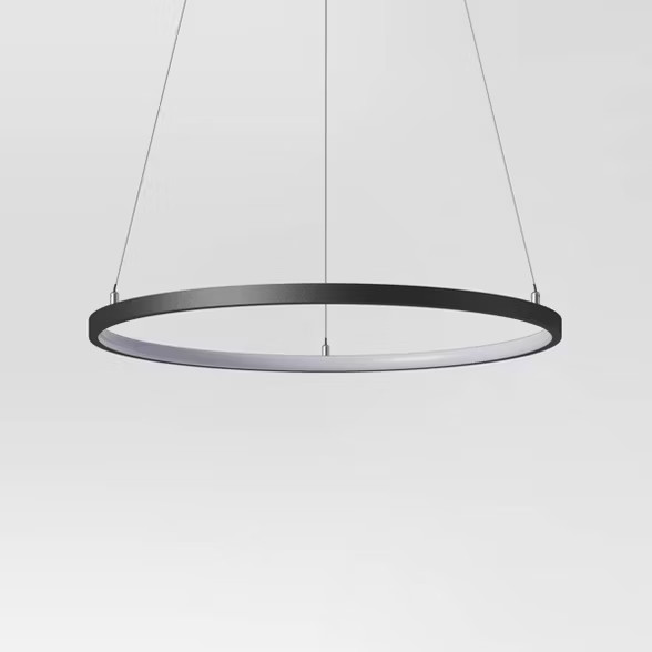 25" LED Neon Pendant Lamp Black - Project 62™ | Target