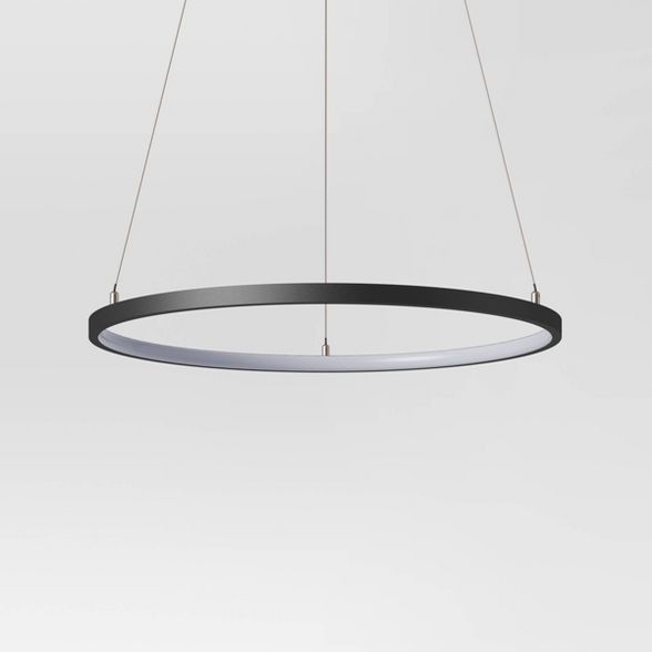 25" LED Neon Pendant Lamp Black - Project 62™ | Target