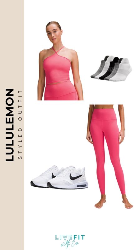 Stepping out in style with this stunning Lululemon ensemble—perfect for that seamless transition from workout to day out! 🌸 Pairing these vibrant leggings with the classic whites for a fresh look.  
#LululemonLove #StyledFit #WorkoutToDayOut

#LTKActive #LTKFitness #LTKStyleTip