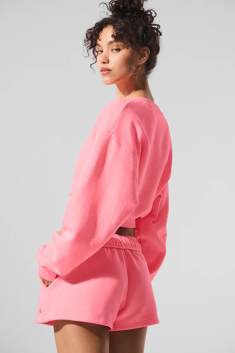 Cropped Accolade Crewneck | Alo Yoga (US)