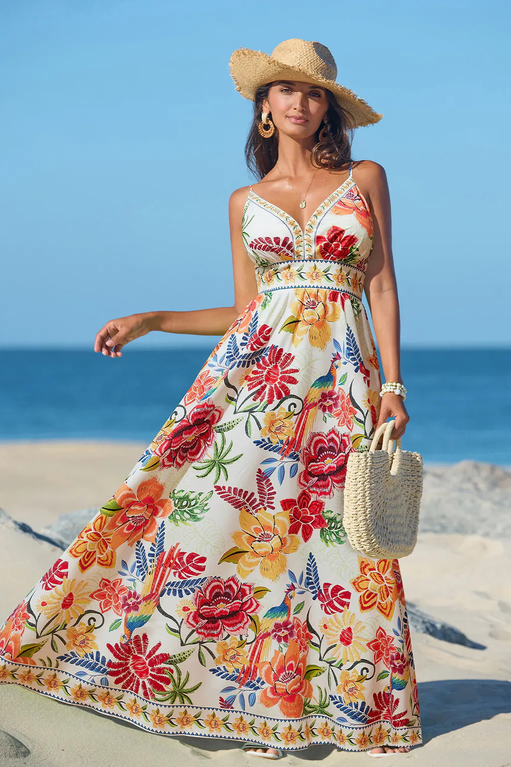 Vibrant Oasis Tropical Maxi Dress | Colorful Summer Style | Cupshe | Cupshe US