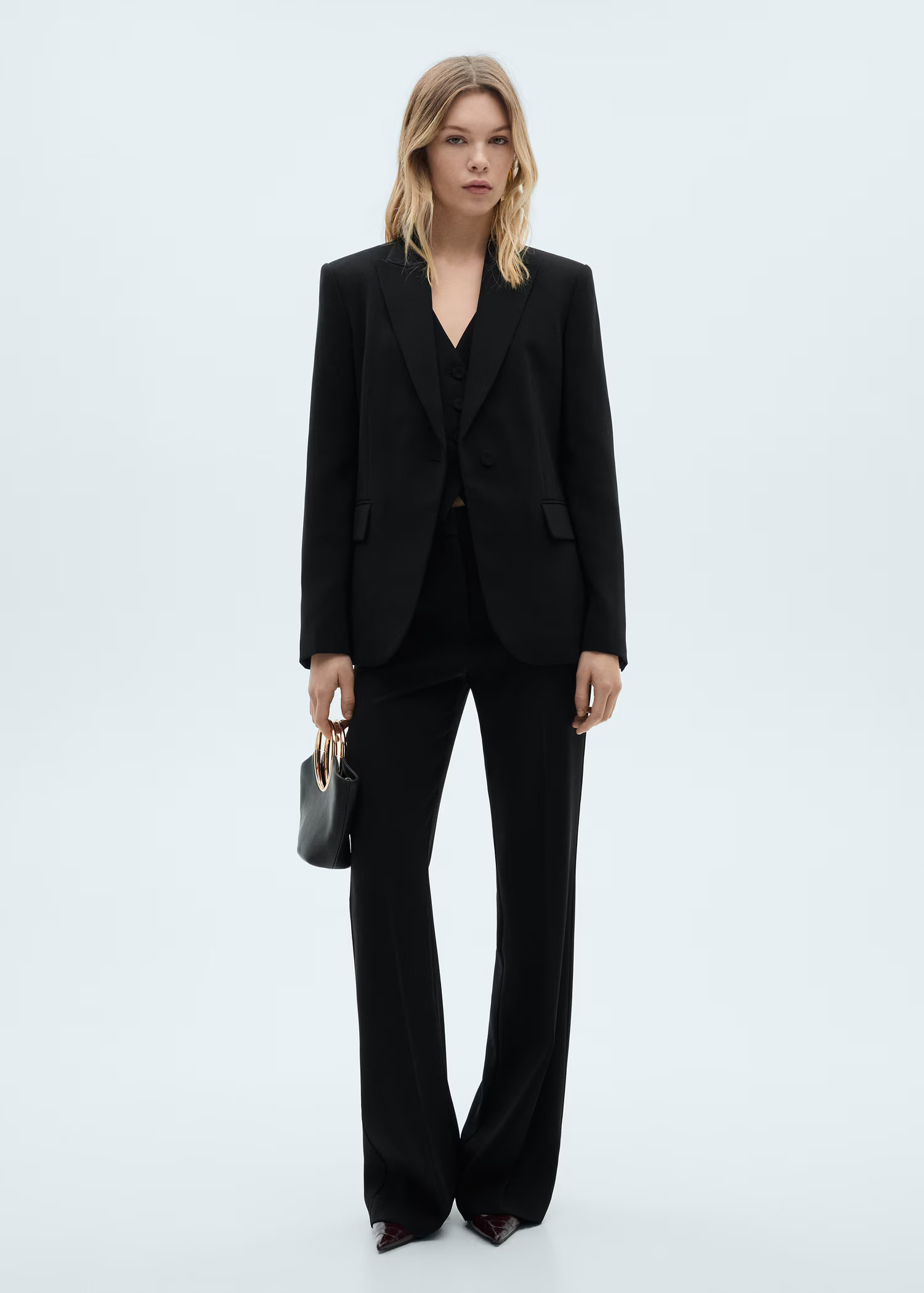 Structured suit jacket - Women | MANGO United Kingdom | MANGO (UK)