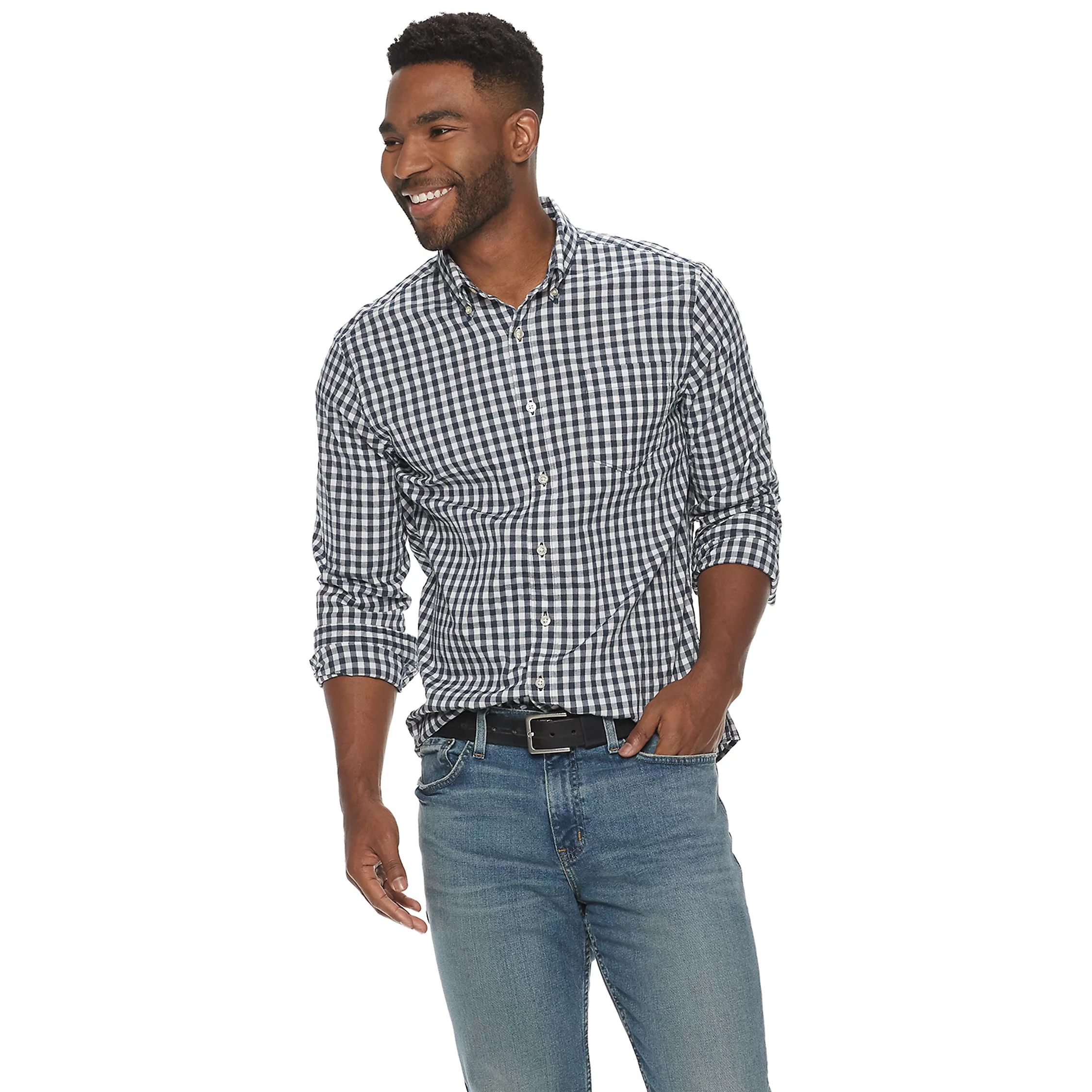 Men's SONOMA Goods for Life® Perfect Length Button-Down Shirt | Kohl's