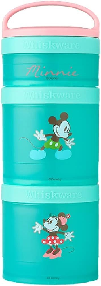 Whiskware Disney Stackable Snack Containers for Kids and Toddlers, 3 Stackable Snack Cups for Sch... | Amazon (US)