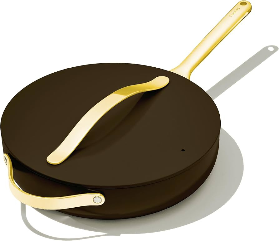 Caraway Non-Stick Ceramic Saut\u00e9 Pan with Lid (4.5 qt, 12") | Amazon (US)