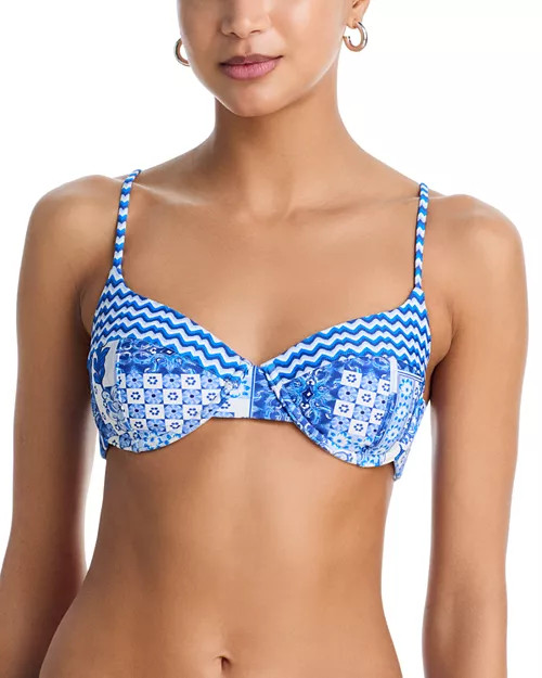 Printed Mona Bikini Top | Bloomingdale's (US)