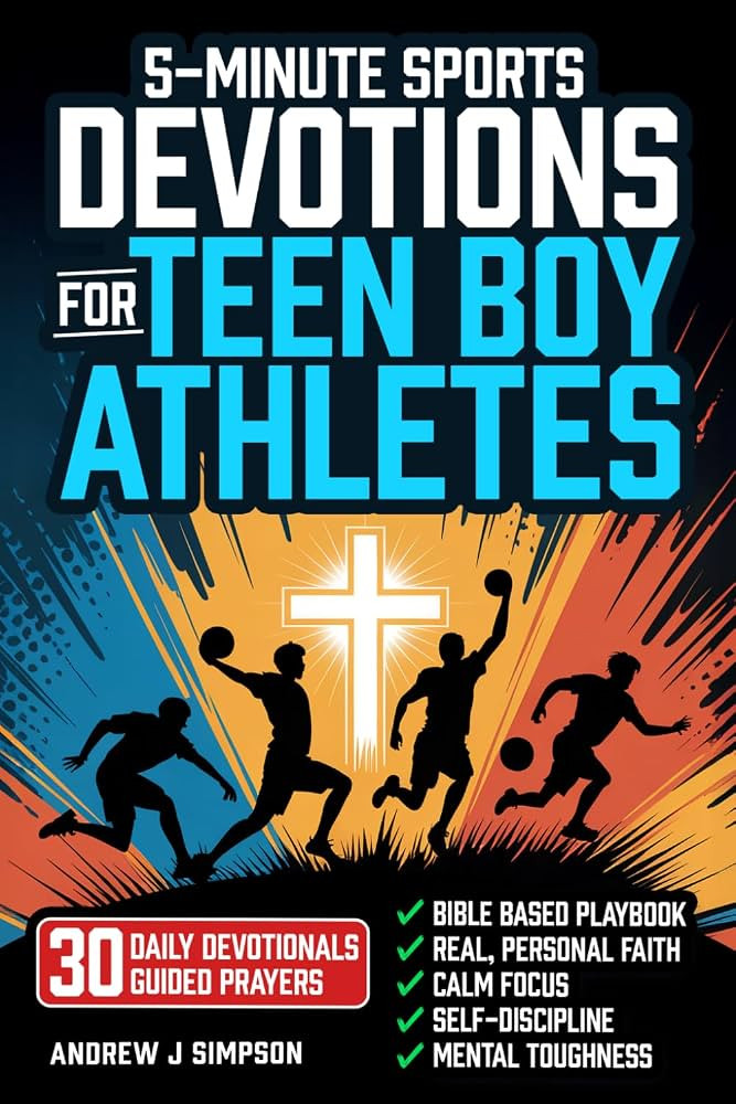 5-Minute Sports Devotions for Teen Boy Athletes: The Bible Based Playbook with 30 Daily Devotiona... | Amazon (US)