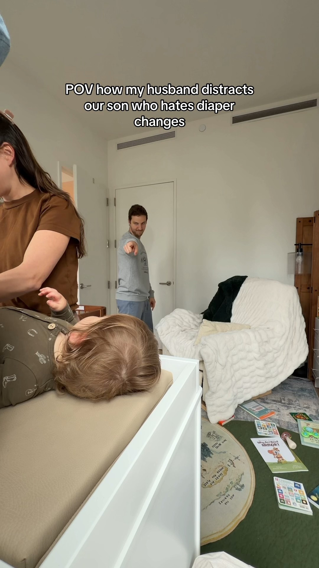 Distractions for diaper changes are a must! But so are these cutie mebie baby pjs! They are breathable as our little one runs warm and so easy for changing! 

#LTKFamily #LTKBaby #LTKFindsUnder50