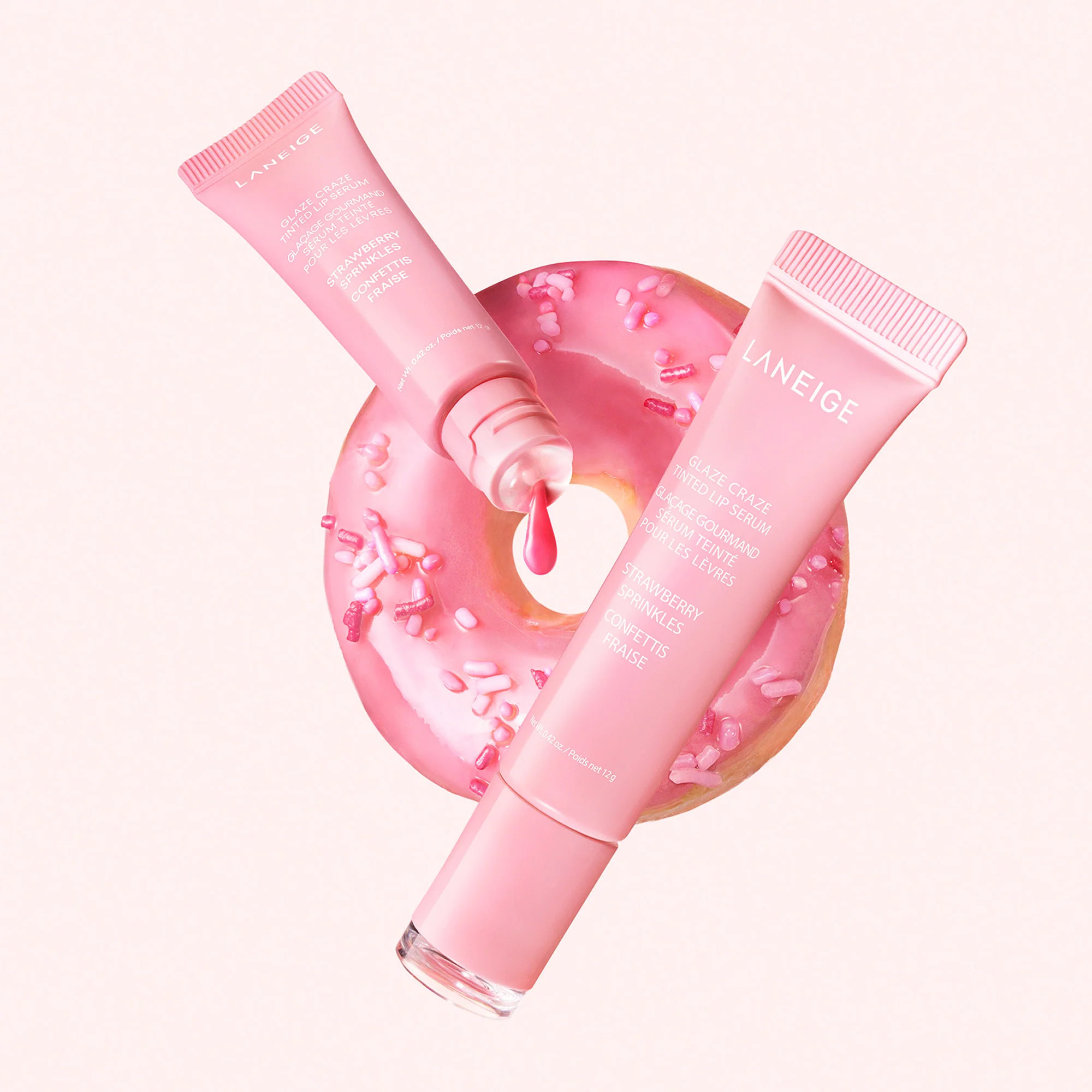 Glaze Craze Tinted Lip Serum - STRAWBERRY SPRINKLES (COOL PINK) | Laneige (US)