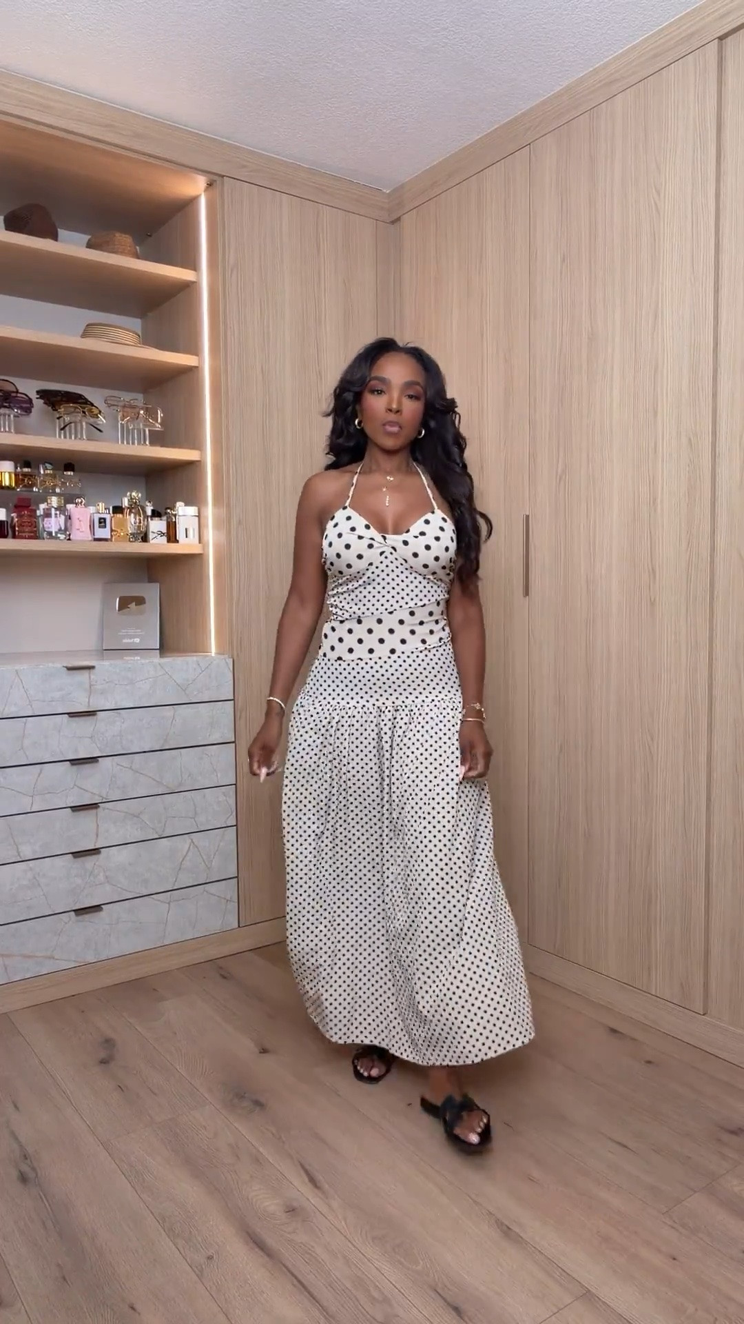 Hi Babes!

Okay this polka dot dress is giving timeless elegance in the best way. The classic print, flattering silhouette, and feminine details make this one of those pieces that never goes out of style.

The fitted bodice defines the waist beautifully while the flowy skirt creates gorgeous movement. I love how the mixed dot pattern adds interest without feeling busy, and the entire dress has that effortless European summer feel.

Where to wear this:
• Vacation dinners
• Brunch with the girls
• Winery afternoons
• Bridal showers
• Summer date nights

Accessories:
I kept the accessories simple because this dress deserves all the attention. Pair it with sandals, gold jewelry, and a classic bag for a chic look you'll wear on repeat.

Everything is linked below

xx Kira | IG: KirasFashionFinds

34D - 27 - 40 • Size Small or 4

#LTKgrwm #LTKootd #LTKPetite