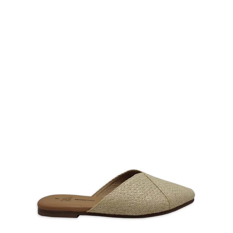 Time and Tru Women's Rafia Mule | Walmart (US)