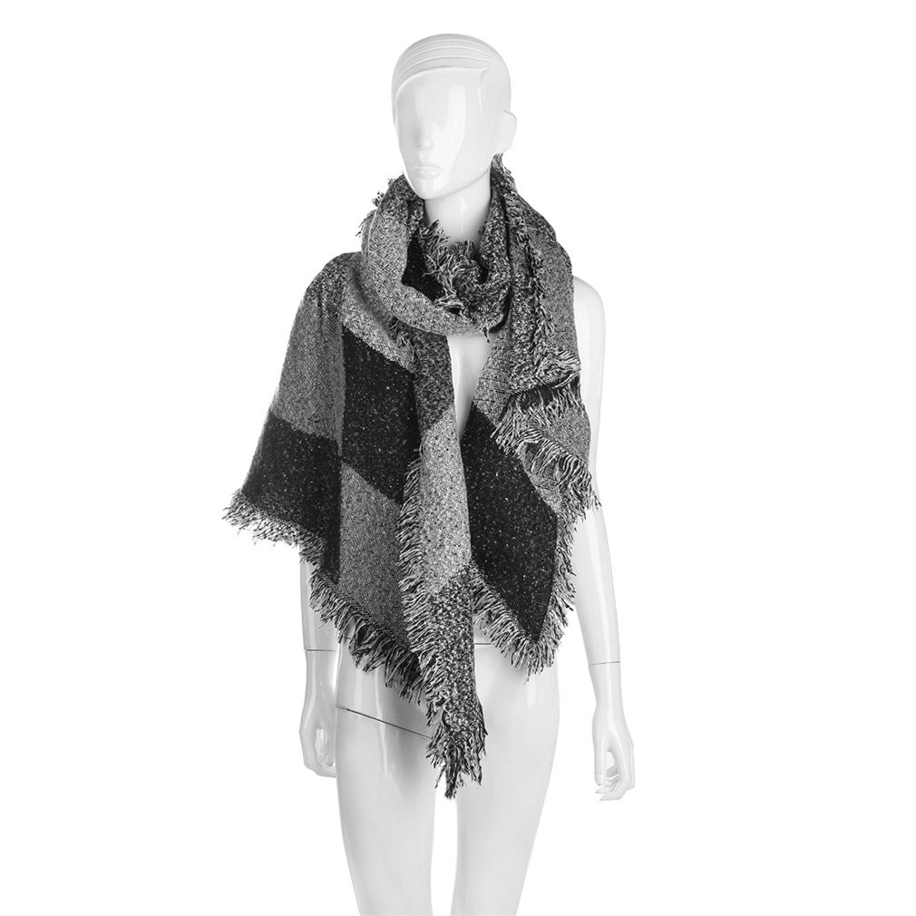 Fashion Blanket Scarf Female Cashmere Pashmina & Wool Shawl Scarves Cape | Walmart (US)