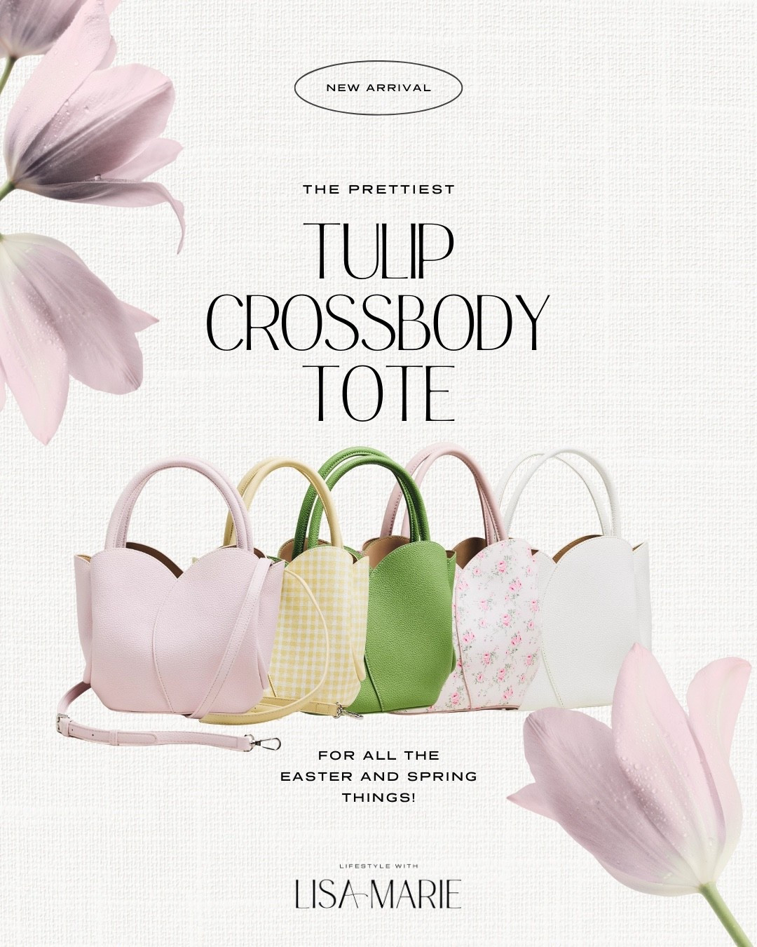 The prettiest tulip crossbody purse for Easter and Spring! Anthro bags and purses. Anthropology totes. Pastel purses. Floral purses. Spring tote bags. Easter purses. 

 

#LTKPetite #LTKSeasonal #LTKootd