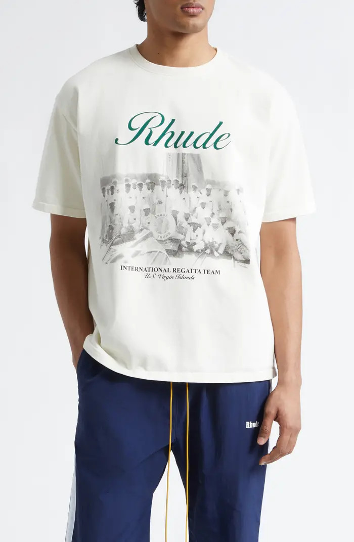 Rhude Virgin Islands Script Logo Graphic T-Shirt | Nordstrom | Nordstrom