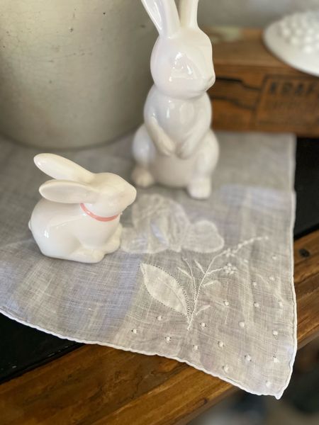 Adding cute bunnies to vintage decor makes the most adorable vignette for Spring!

#LTKSeasonal #LTKhome #LTKfindsunder50