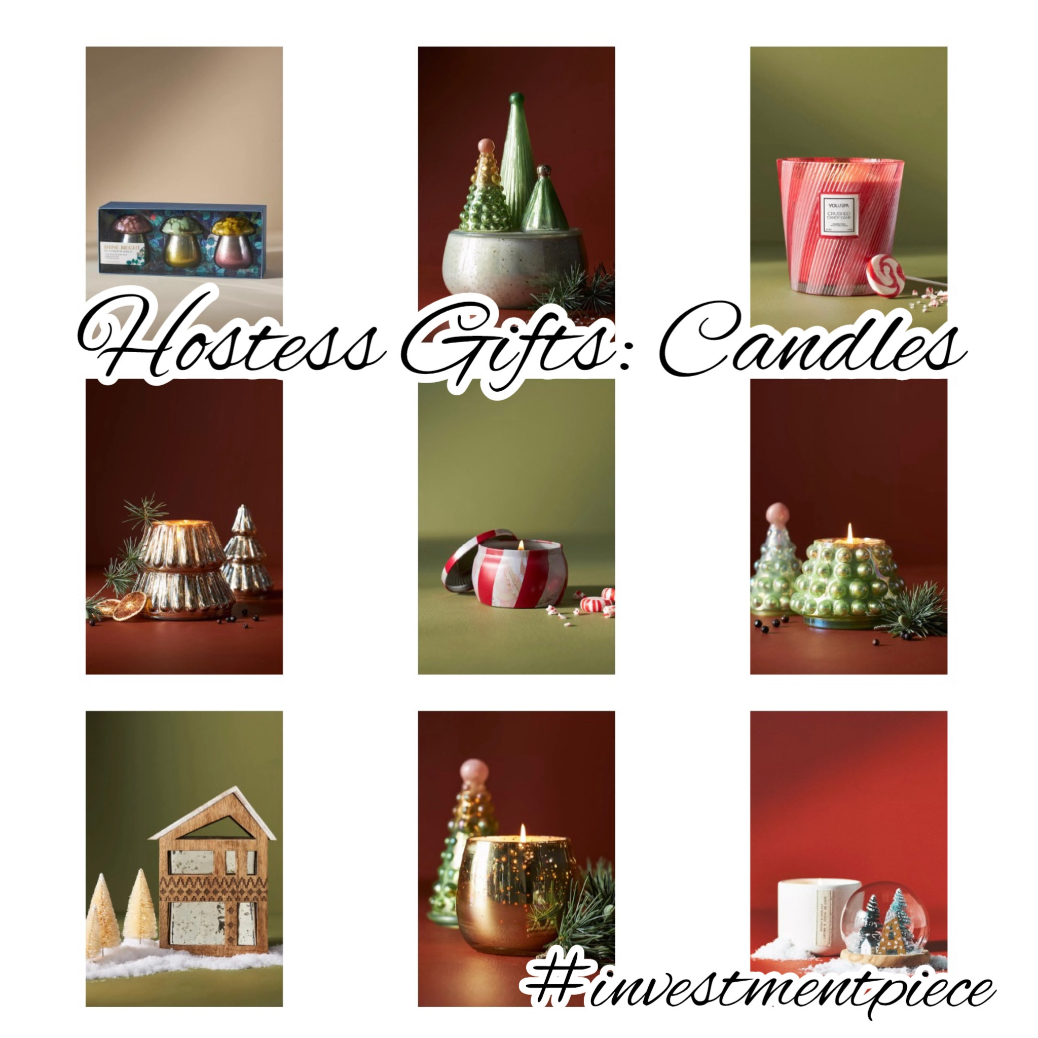 A sweet hostess gift that can be personalized? A candle! From the scent to the holder to everything in between- your host will love these scents and holders long after you’ve left! #investmentpiece 

#LTKGiftGuide #LTKfindsunder100 #LTKHoliday