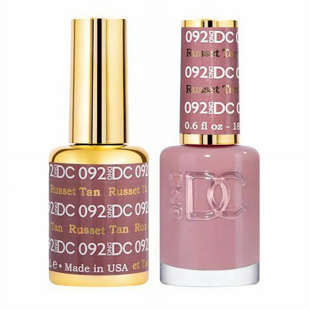 DND - DC Duo Soak off Gel & Matching nail polish - 092 Russet Tan | Walmart (US)