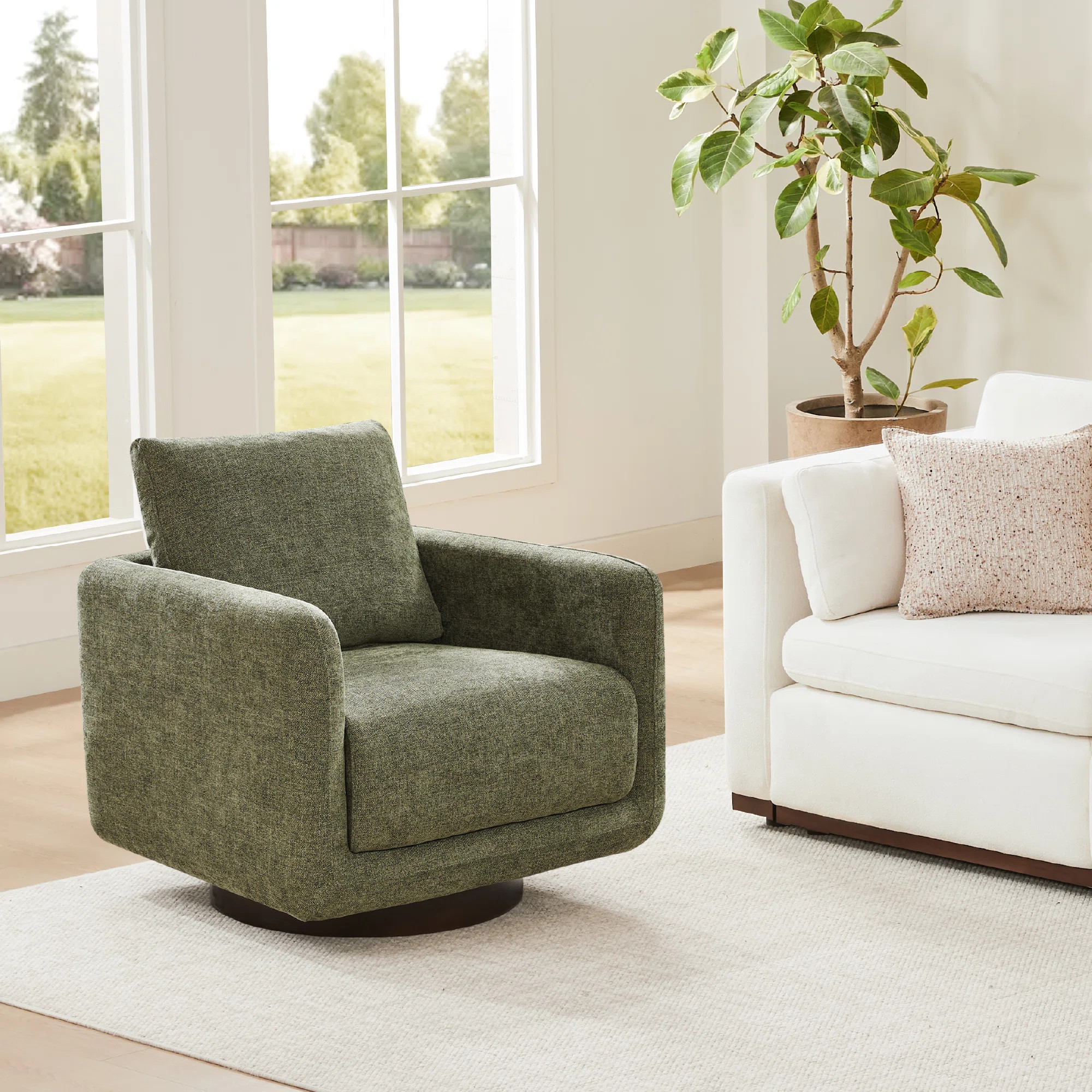 Assiatou Swivel Armchair | Joss & Main