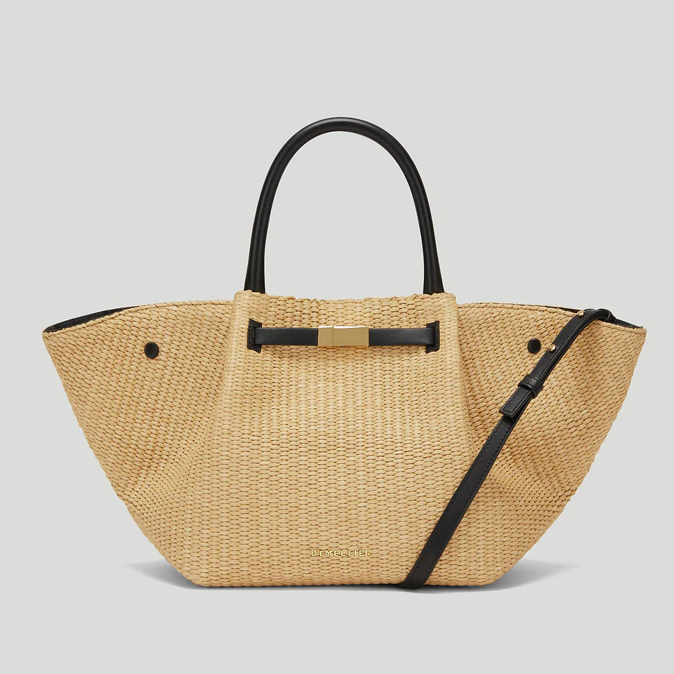 The Midi New York | Warm Raffia Black Smooth | DeMellier | DeMellier