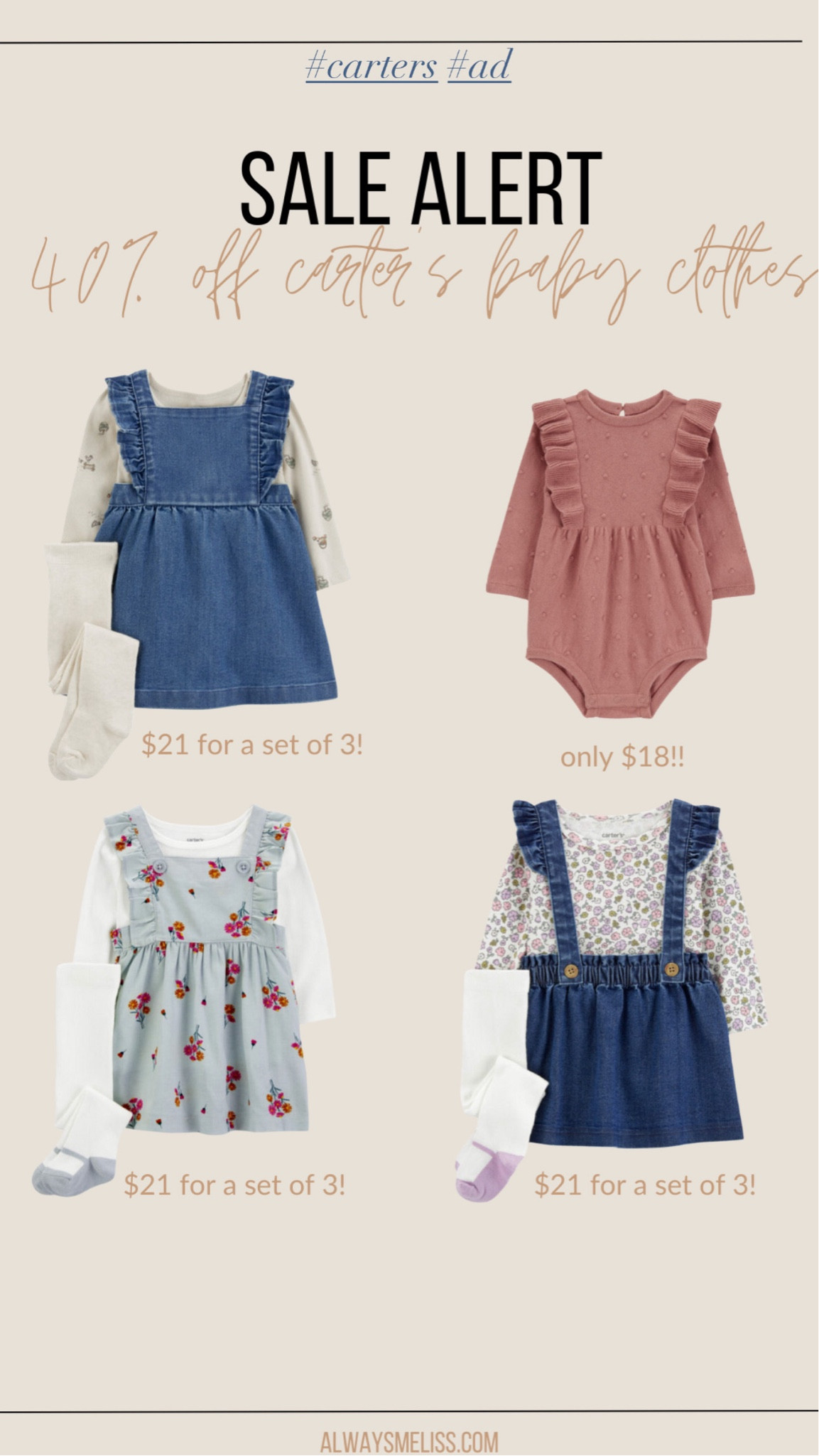 @carters is doing a huge sale!!! Baby boy and baby girl outfits are up to 40% off!! These are my picks  

#LTKBaby #LTKSaleAlert #LTKBump