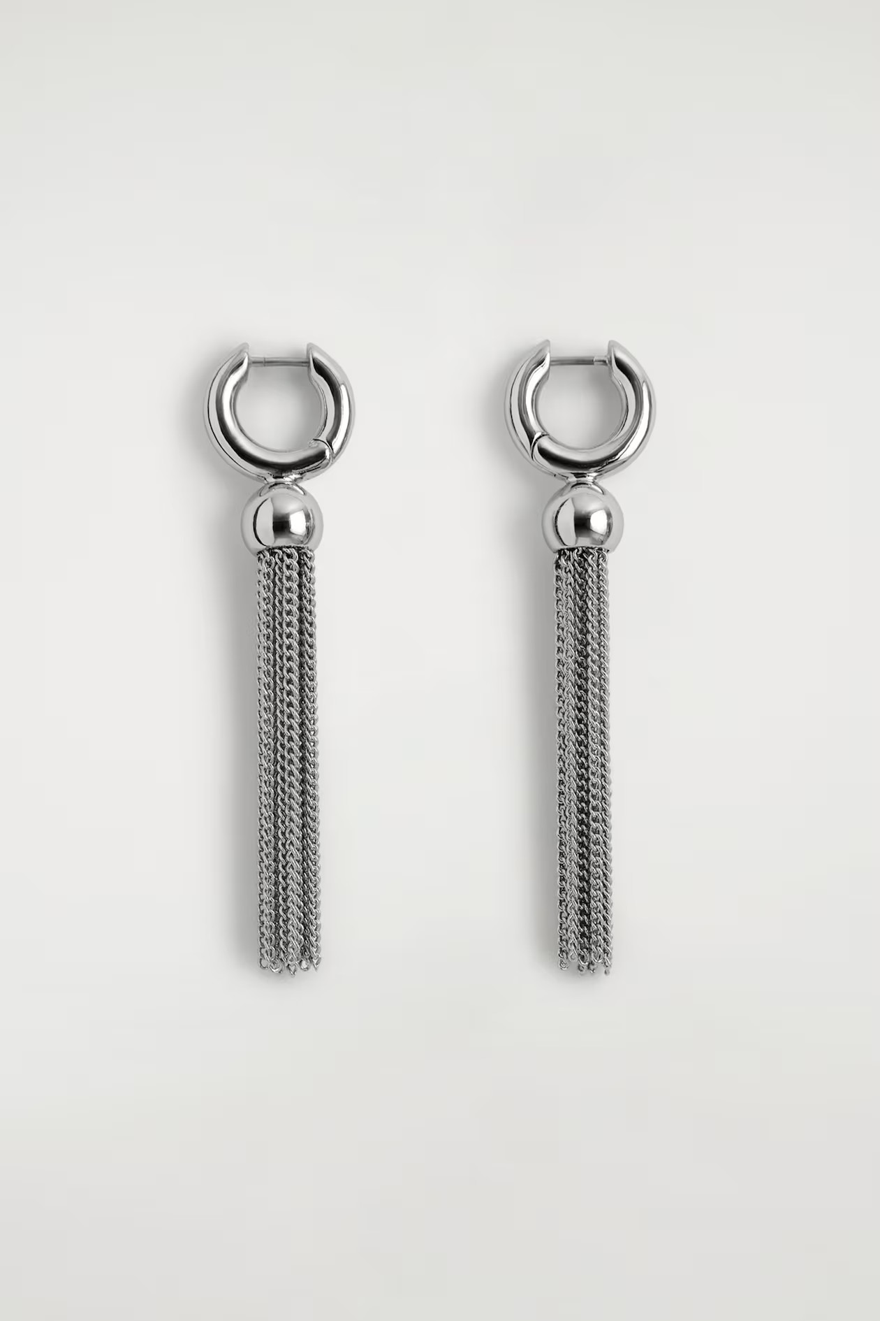 TASSELLED EARRINGS - SILVER | COS GB | COS UK
