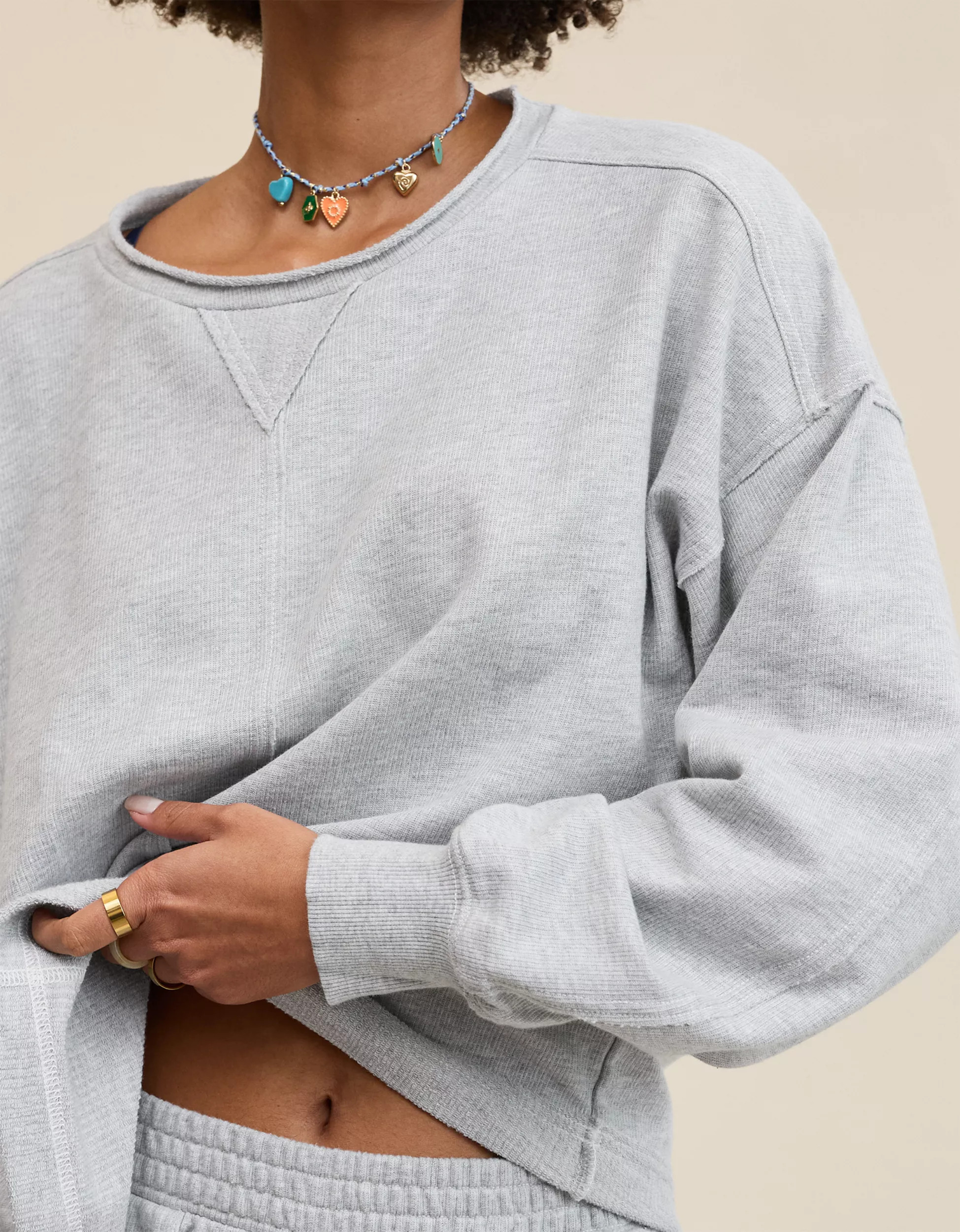 Aerie Vacay Crew Sweatshirt | Aerie