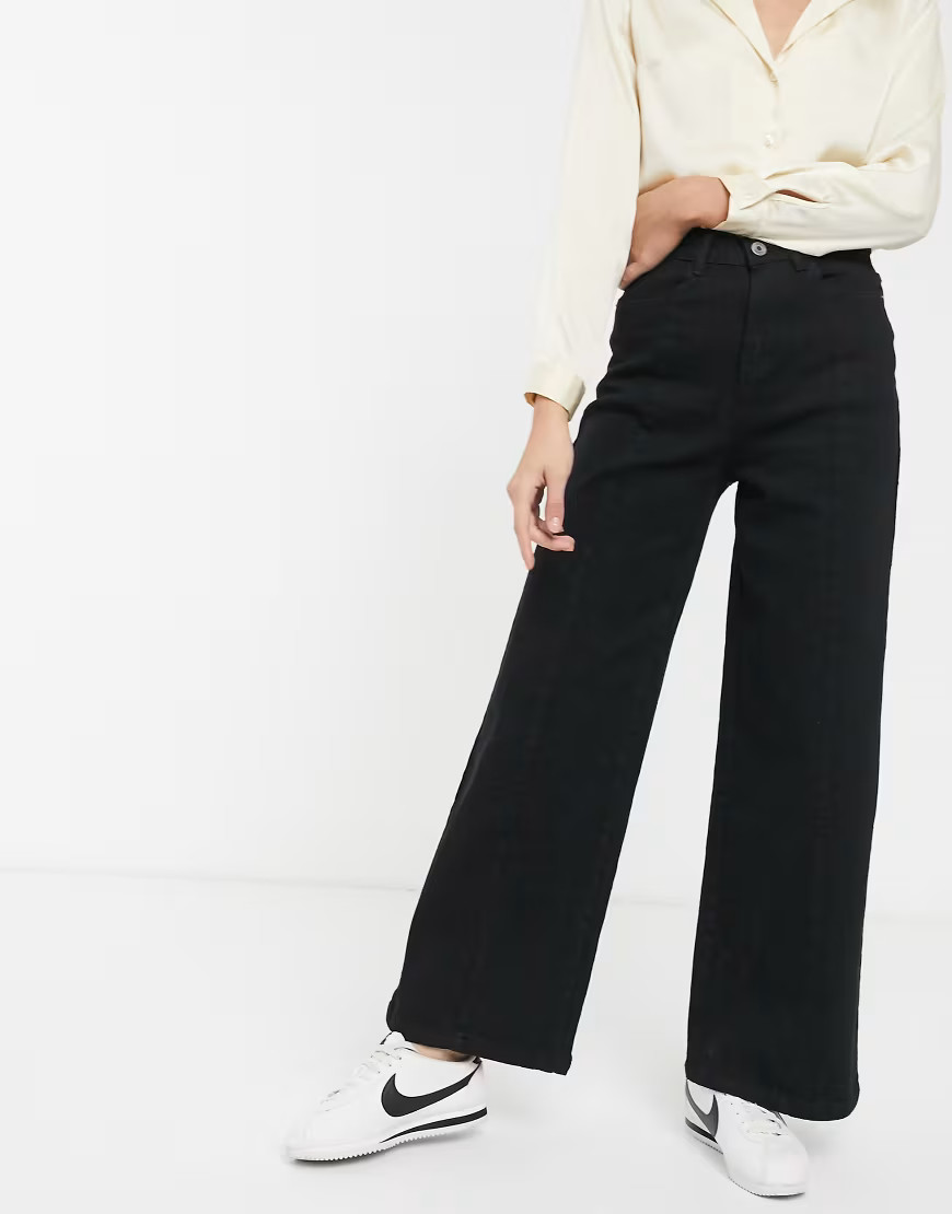 FAE black wide leg jeans | ASOS (Global)