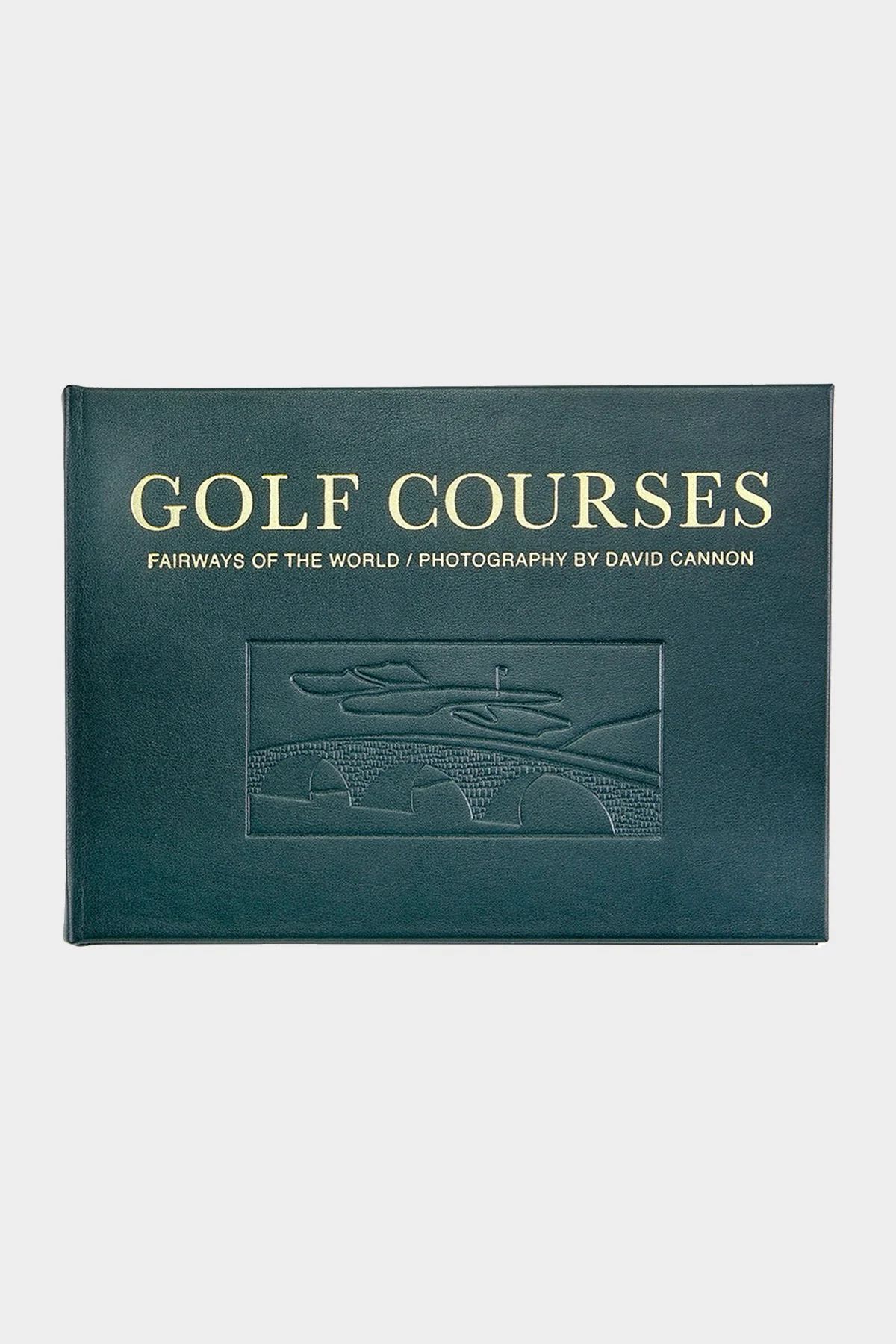 Golf Courses: Fairways Of The World in Green Nappa Cowhide | Shop Olivia