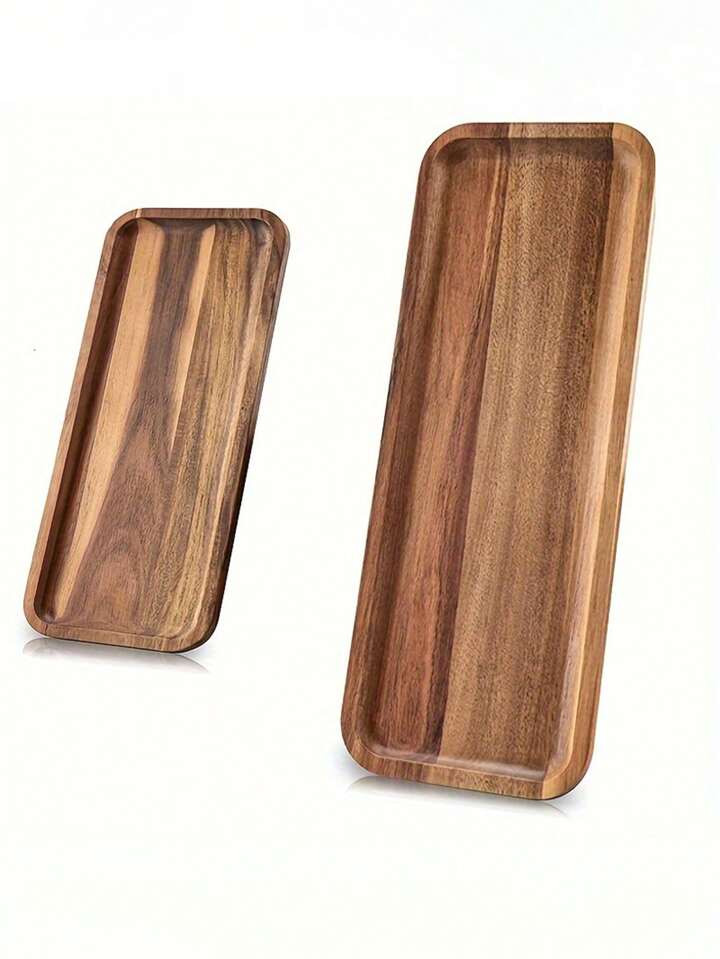 One Wooden Pallet, Acacia Wood Pallet Small Bathroom Vanity Tray For Counter, Soap Dispenser Tray... | SHEIN