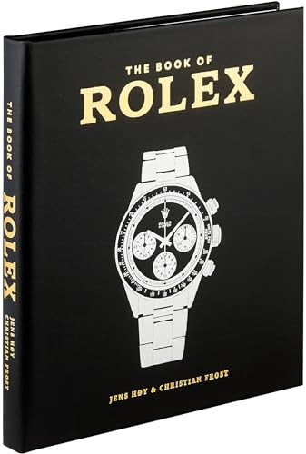 Graphic Image - The Book of Rolex - A Holistic View of Rolex Watches - Handbound in Black Bonded Leather, Hardcover - Bound in The USA (200 Pages | 9.12" W x 10.77" H) | Amazon (US)