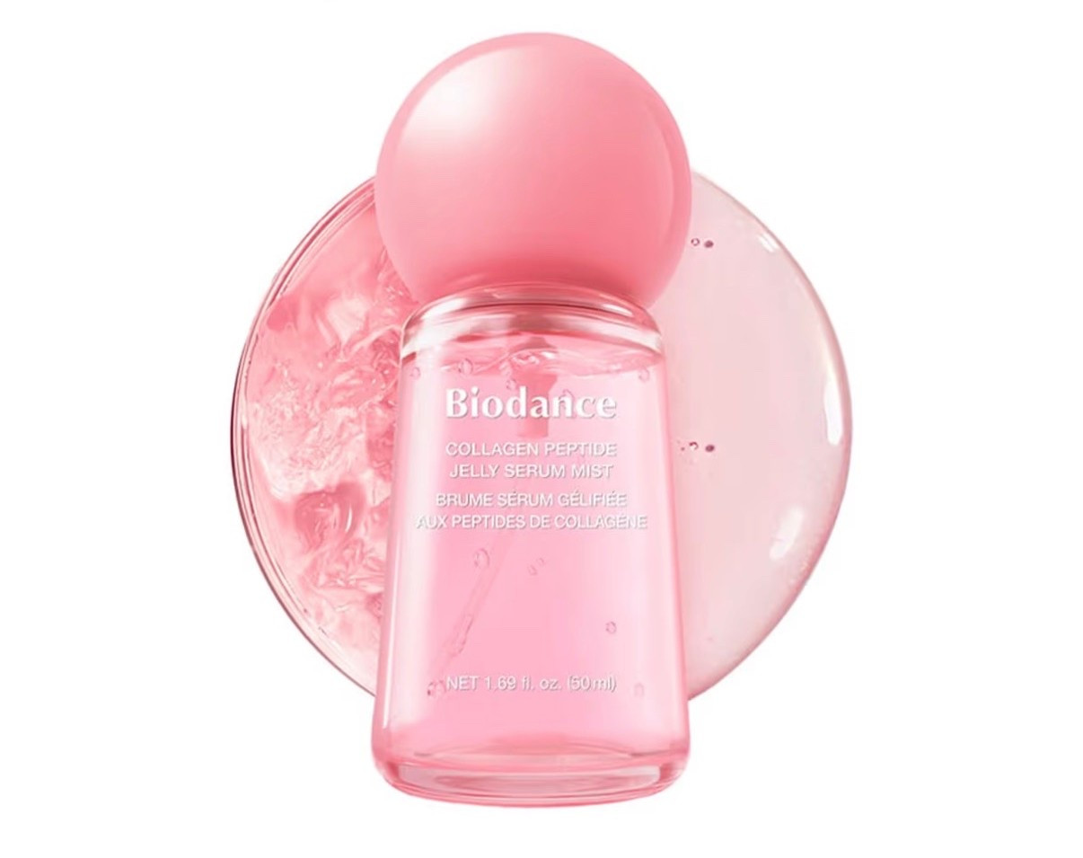 BIODANCE Collagen Peptides Jelly Serum Mist, Hydrating Face Mist, Firming, Plumping, Anti-Aging Face Spray with Collagen, Sprayable Hydrogel, Travel Essentials for Women, Korean Skin Care | 1.69 fl.oz

Viral Korean face mask face sprayy

#LTKBeauty