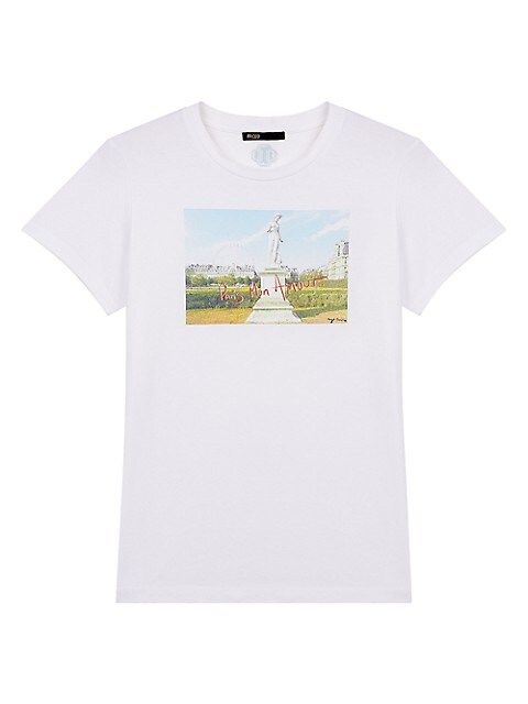 Tuileries Printed Cotton Tee | Saks Fifth Avenue