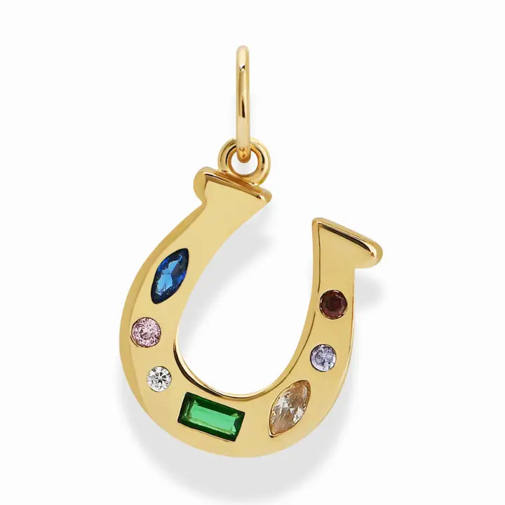 Gold Chantal Horseshoe Charm | Shop.com