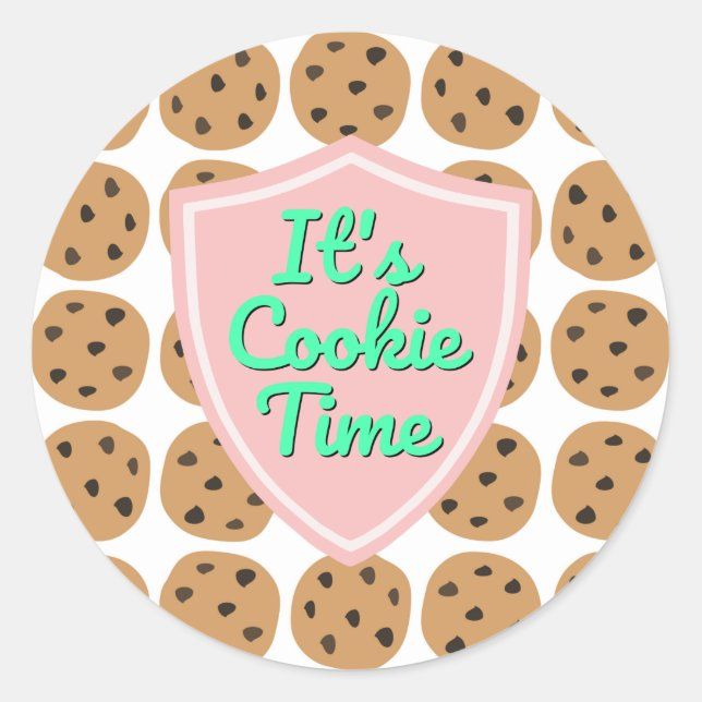 It's cookie time Troop Beverly Hills Classic Round Sticker | Zazzle