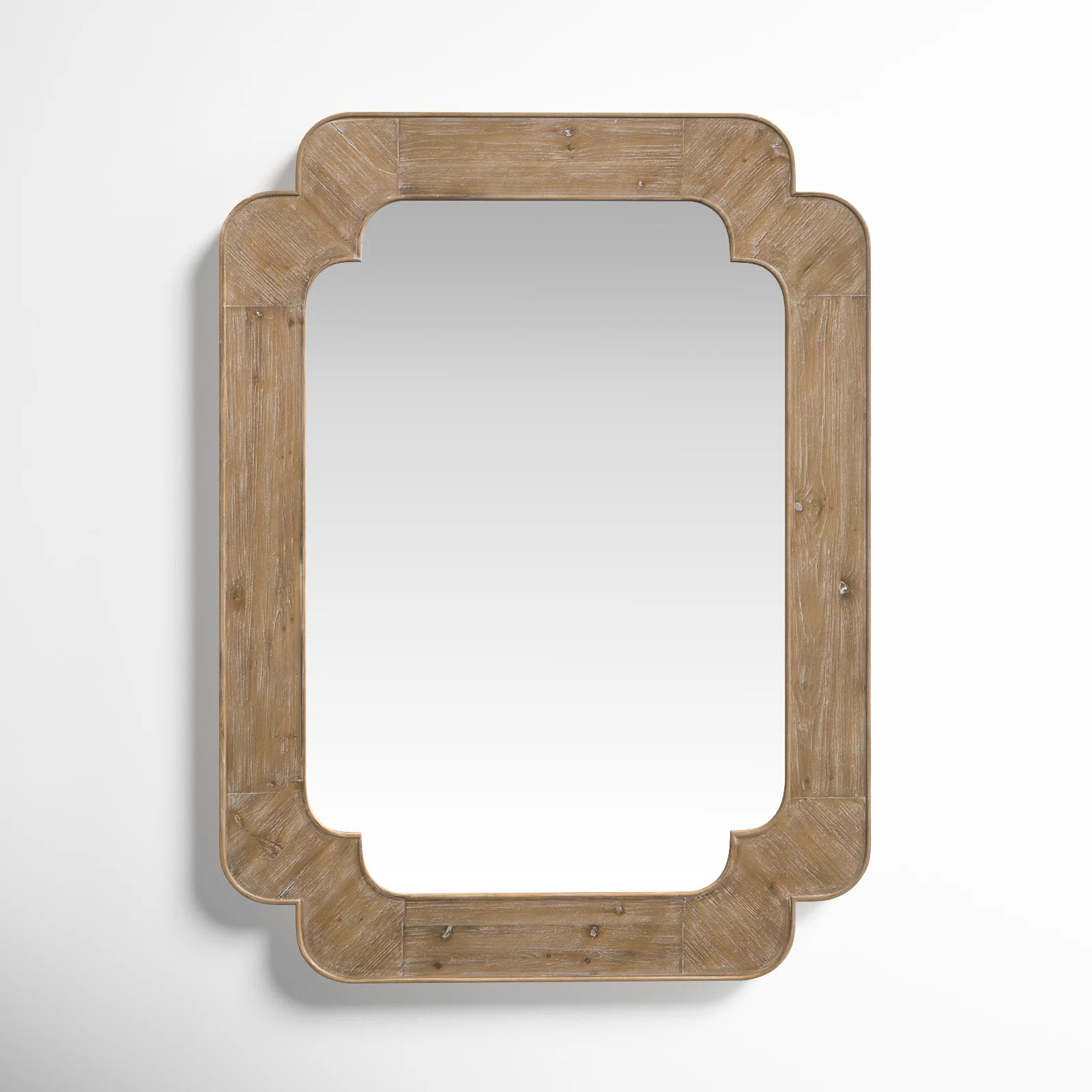 Gomer Solid Wood Rectangle Wall Mirror | Wayfair North America