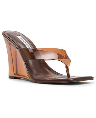 Steve Madden Women's Katrine Wedge Thong Sandals - Macy's | Macy's