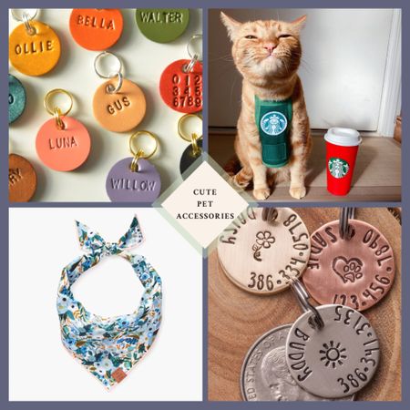 The Cutest Pet Accessories for Cats & Dogs 🐾 It is so easy to fall down a rabbit hole when looking for cute pet accessories online. There are so many options out there, from cute and colorful, boho and floral, or even minimal or themed. Here, I’m sharing a round up of cute pet accessories for both cats and dogs. Accessories include smart dog tags, the best cat harnesses, personalized ID tags for pets, collar bows, and more!


#LTKfamily #LTKSeasonal #LTKtravel