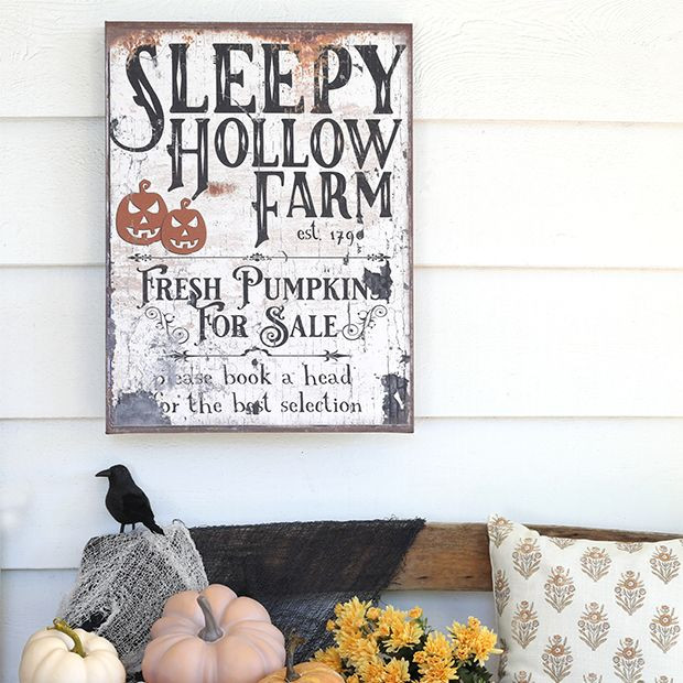 Sleepy Hollow Farm Canvas Wall Art | Antique Farm House
