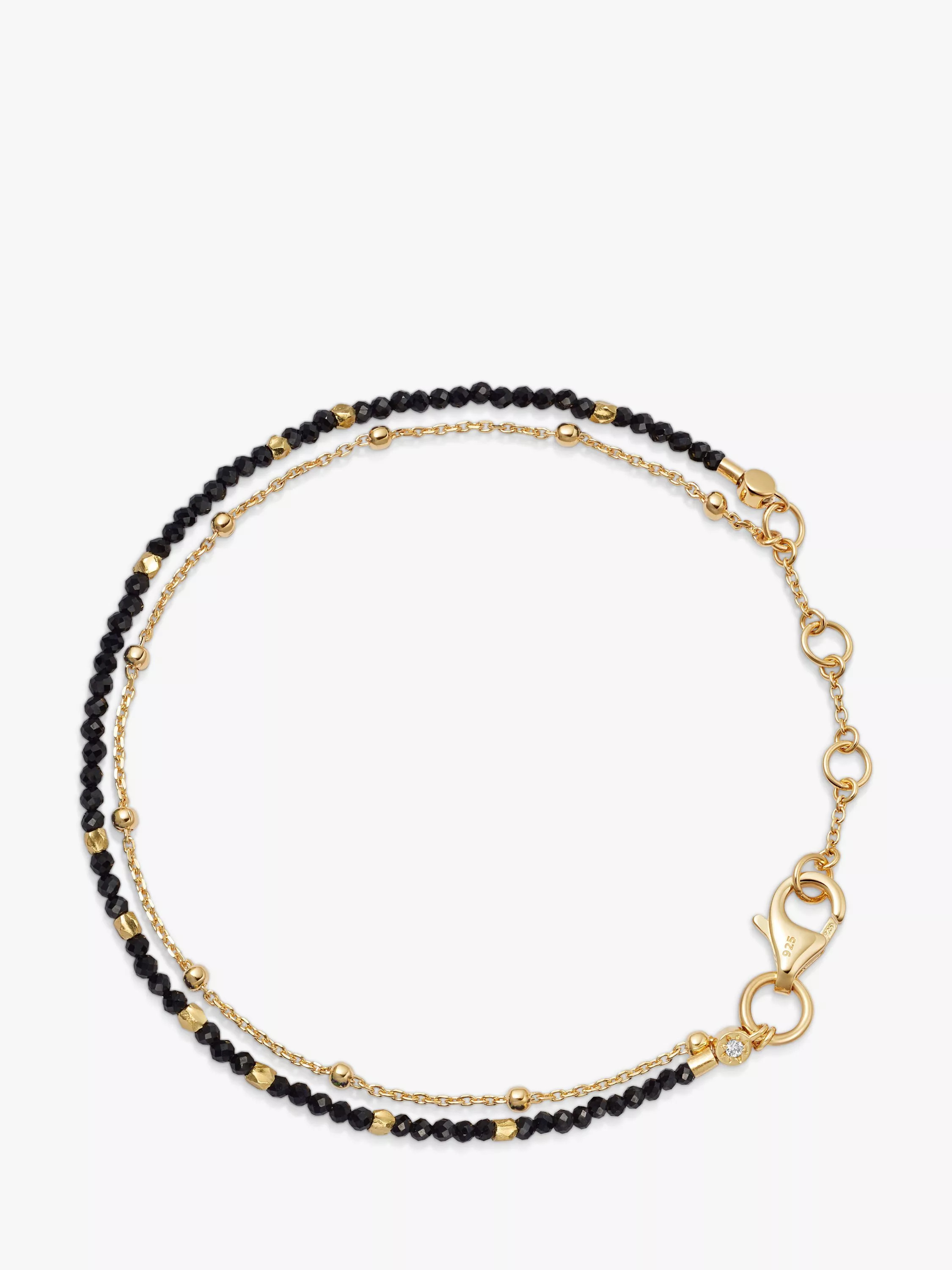Astley Clarke 18ct Gold Gemstone Biography Bracelet | John Lewis (UK)