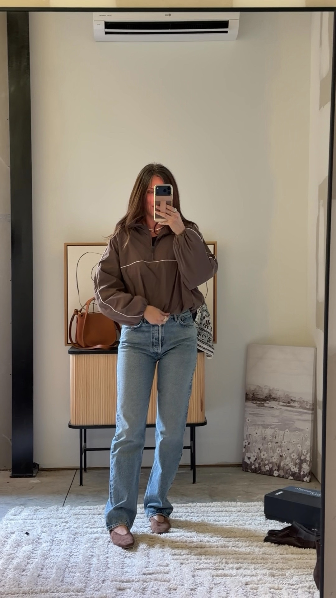 Wearing the s/m jacket and 27” tall jeans

#LTKSaleAlert #LTKOver40 #LTKSeasonal