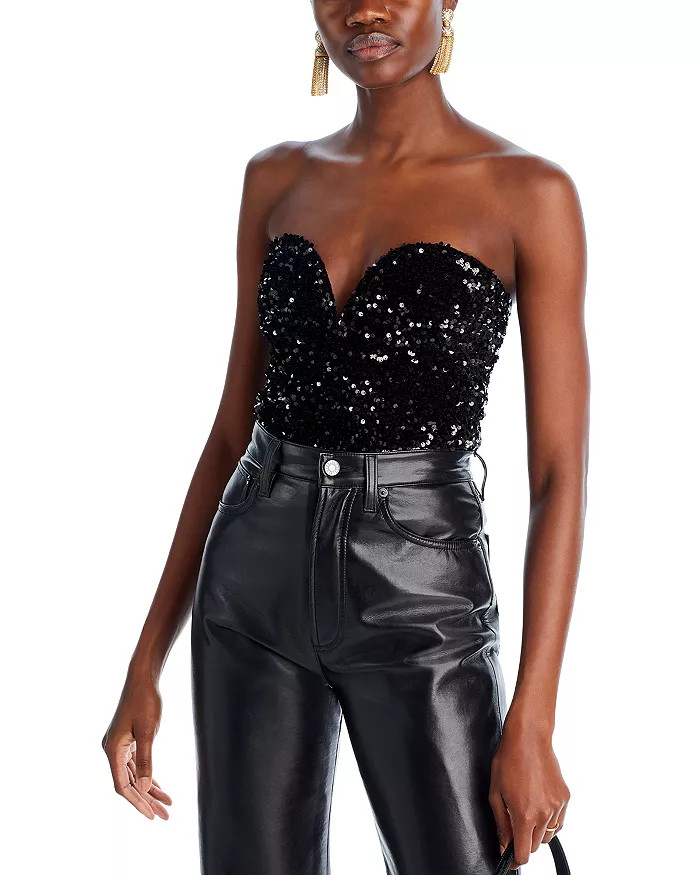 Sequined Bustier Top - 100% Exclusive | Bloomingdale's (US)