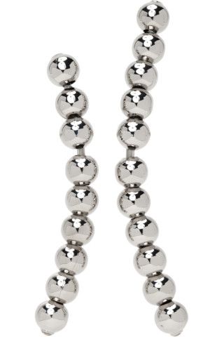 Silver Ball Earrings | SSENSE