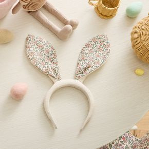 Pink Chicken Fabric Bunny Ears | West Elm (US)