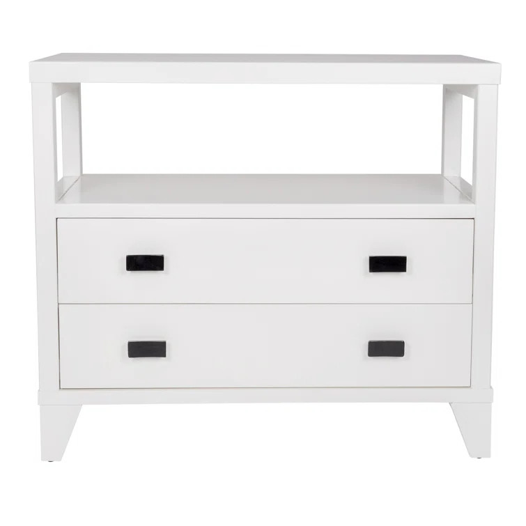 Debora 2 Drawer End Table with Storage | Wayfair North America