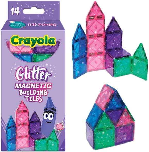 CreateOn Crayola MagneticTiles, Building Set for Kids, Magnetic Building Toys for Kids, STEM Toys... | Amazon (US)