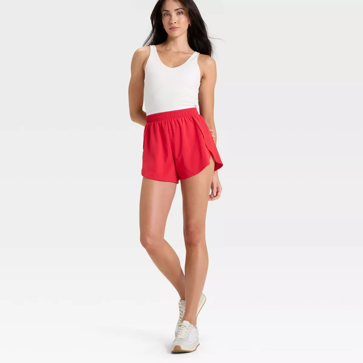 Women's 3" High-Rise Laser Cut Shorts - All In Motion™ | Target