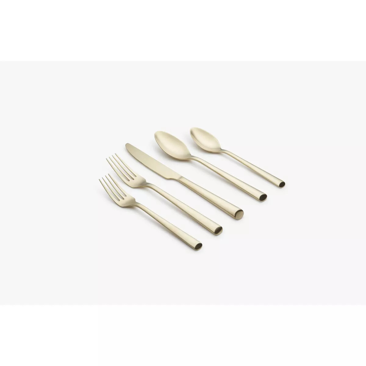 20pc Gilda Champagne Satin Flatware Set - Cambridge Silversmiths | Target