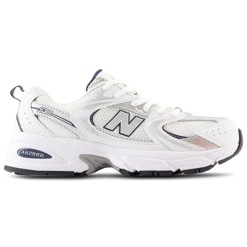 New Balance Boys New Balance 530 - Boys' Grade School Running Shoes White/Navy Size 5.5 | Champs Sports