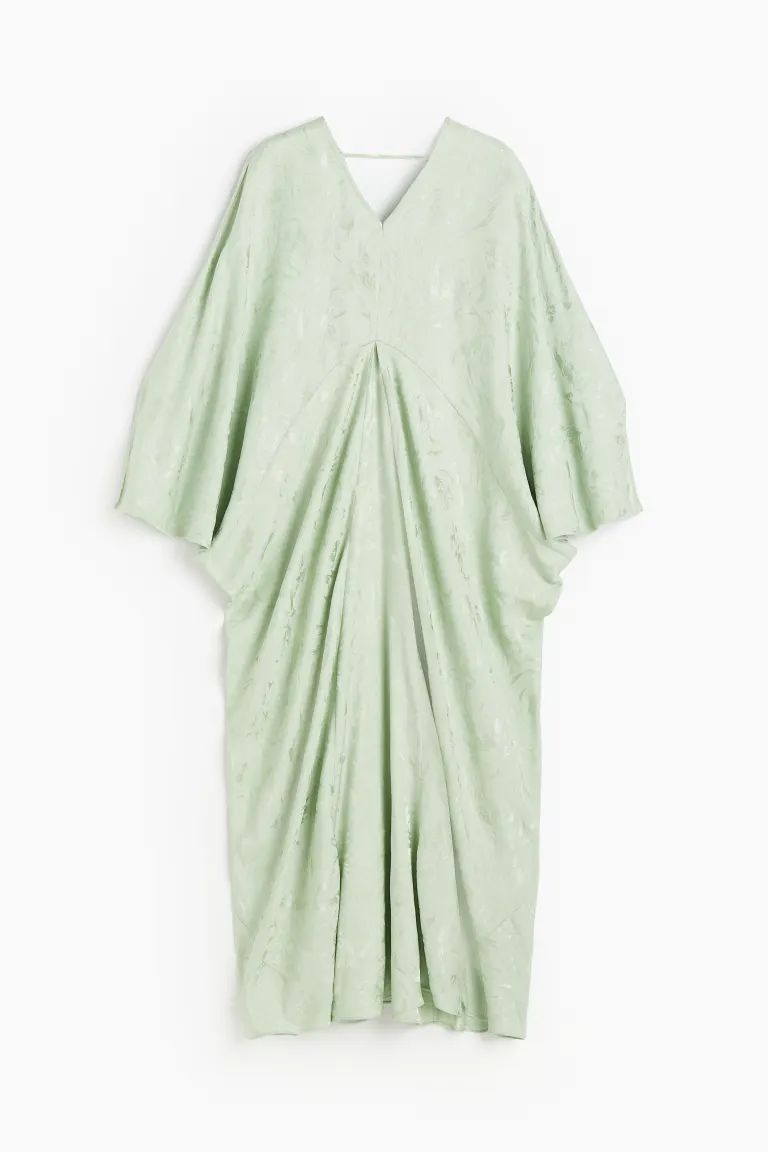 Jacquard-weave kaftan dress | H&M (UK, MY, IN, SG, PH, TW, HK)
