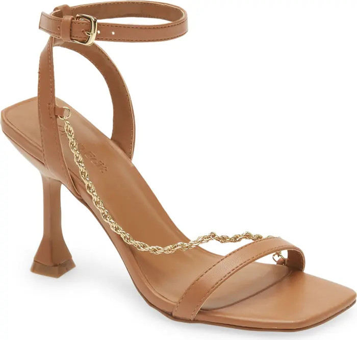 Open Edit Renata Chain Ankle Strap Sandal | Nordstrom | Nordstrom